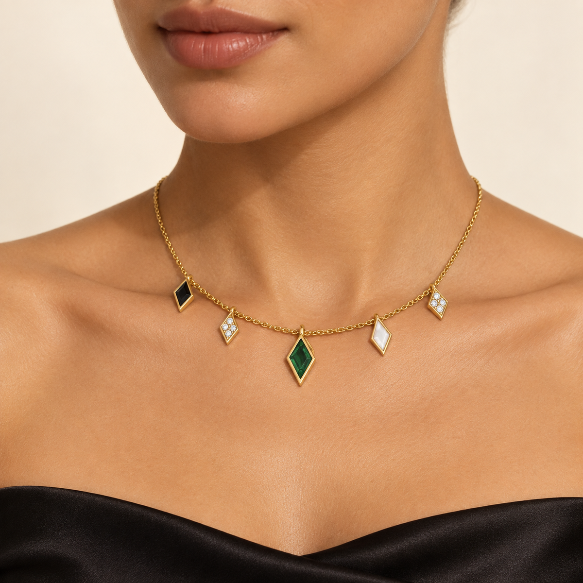 Marrakech Five-Talisman Necklace