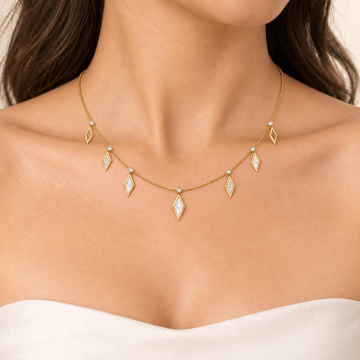 Alhambra Seven-Charm Necklace